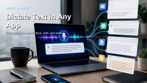 Amical AI voice typing guide to dictate text in any app