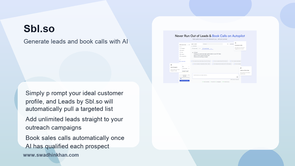 automate LinkedIn outreach workflow benefits with Sbl.so
