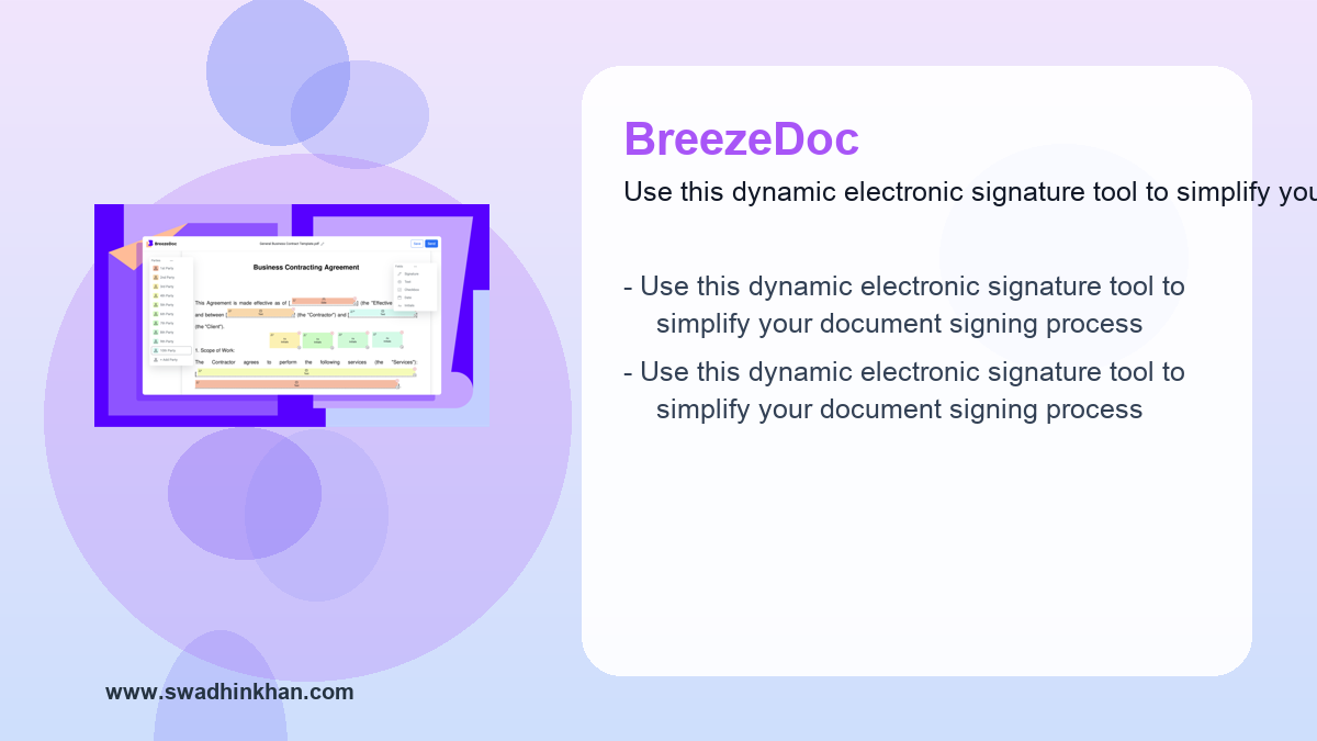 BreezeDoc lifetime deal workflow benefits with BreezeDoc