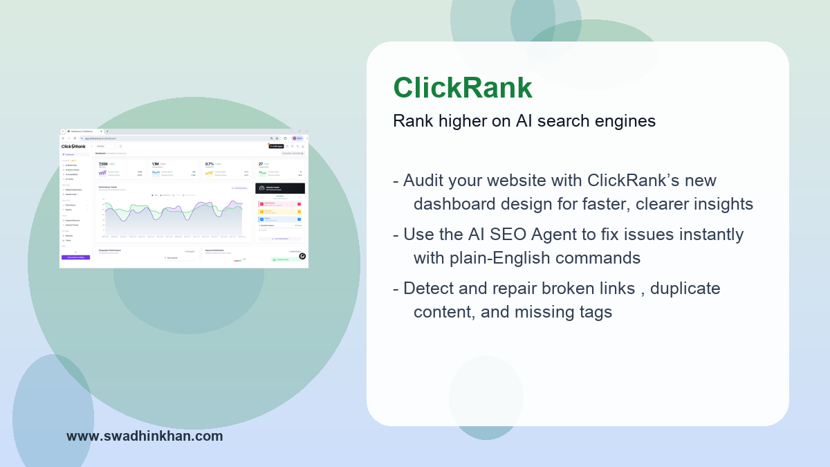 ClickRank lifetime deal workflow benefits with ClickRank