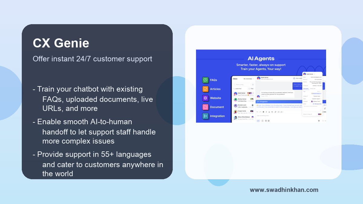 CX Genie lifetime deal workflow benefits with CX Genie