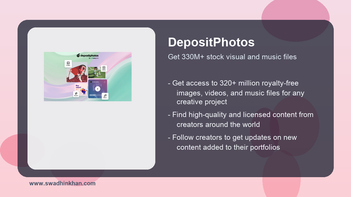 DepositPhotos lifetime deal workflow benefits with DepositPhotos