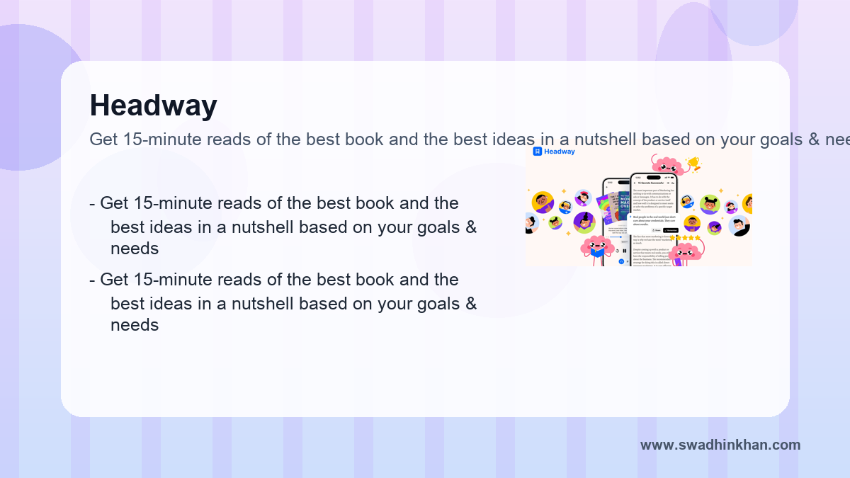 Headway review workflow benefits with Headway