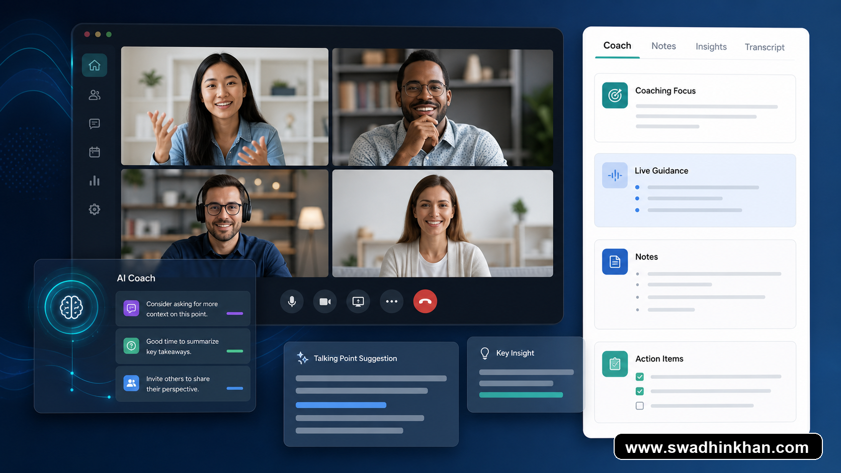 AI conversation coach and meeting assistant for professional conversations