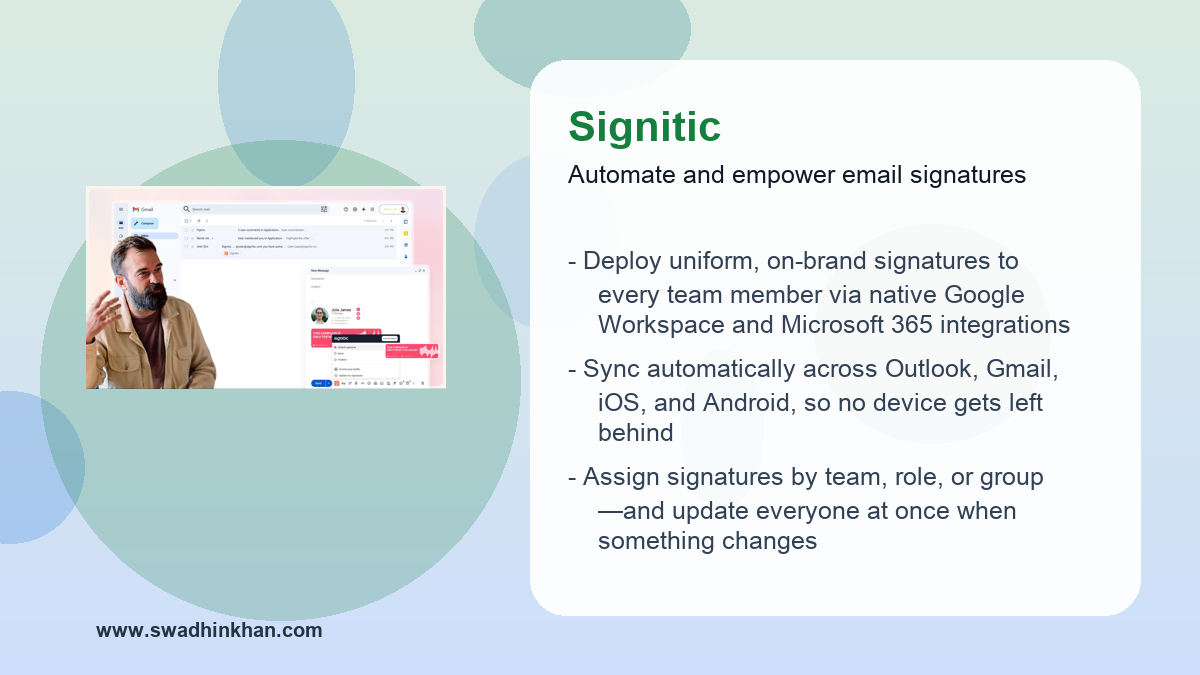 Signitic review workflow benefits with Signitic