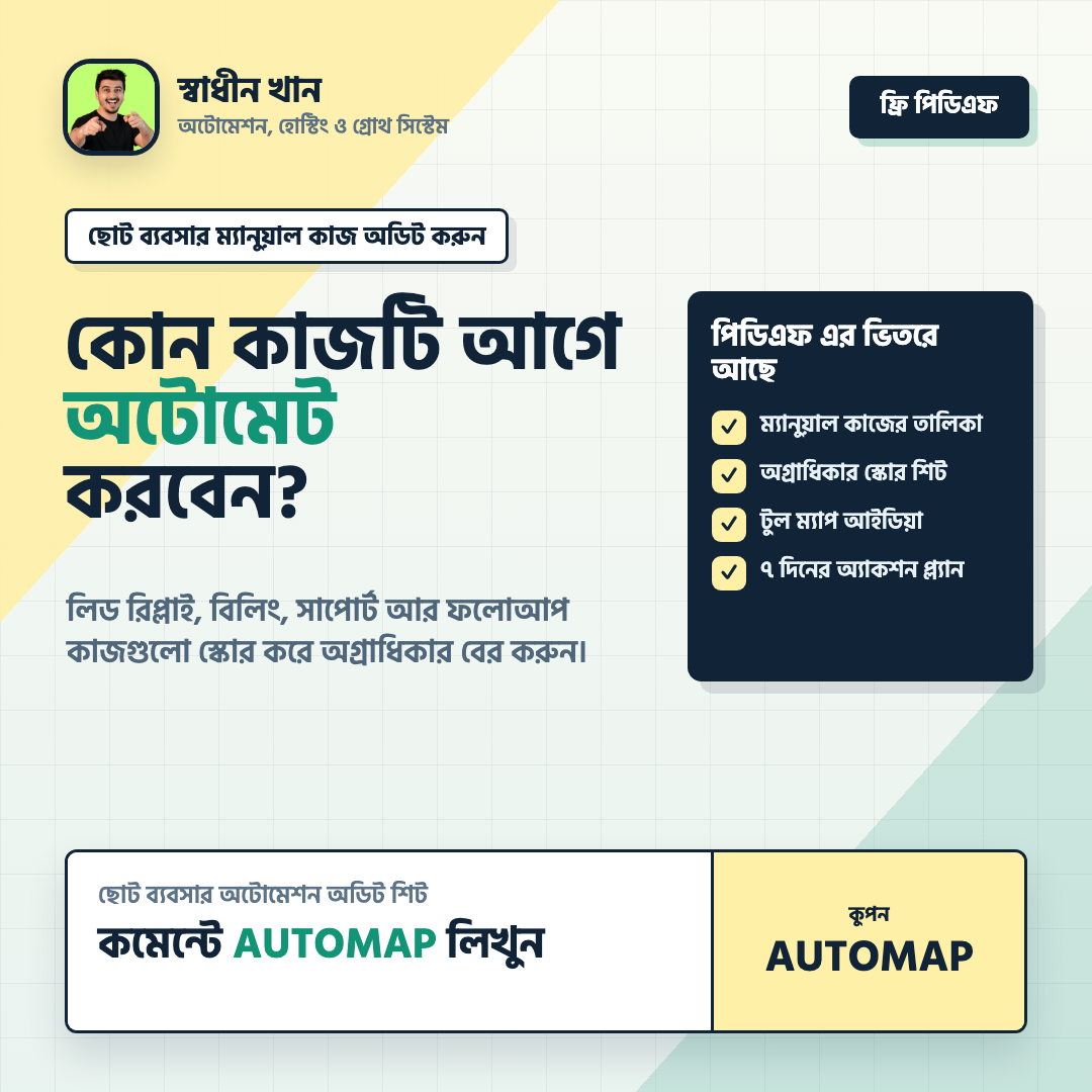 Small Business Automation Audit Sheet preview