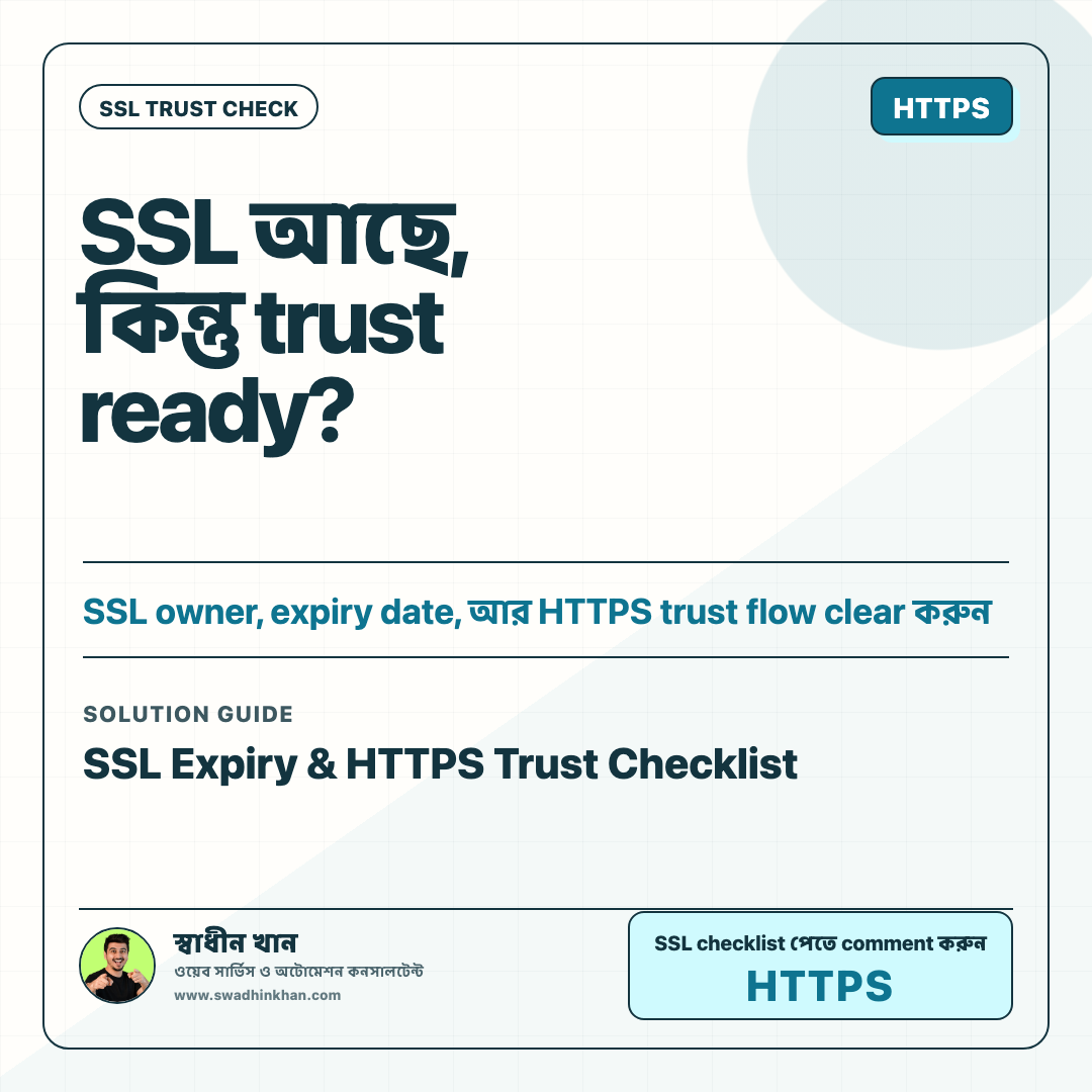 SSL Expiry & HTTPS Trust Checklist preview