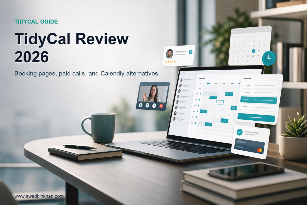TidyCal review 2026 scheduling software for coaches