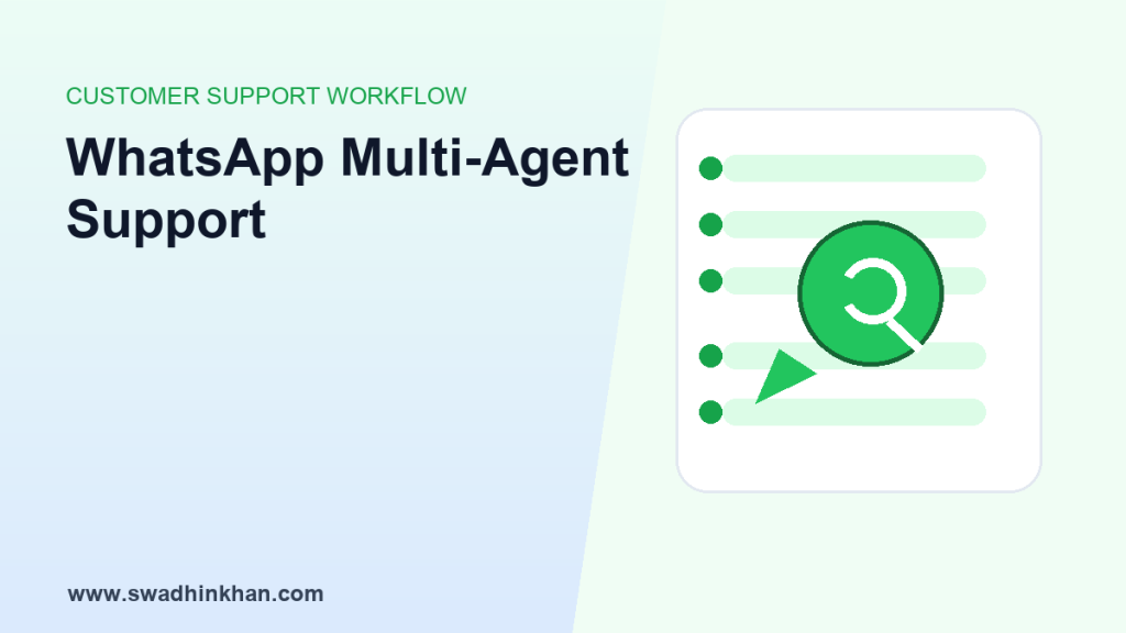WhatsApp multi-agent support premium cover for customer service teams
