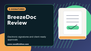 BreezeDoc review premium cover for electronic signatures and document workflow automation