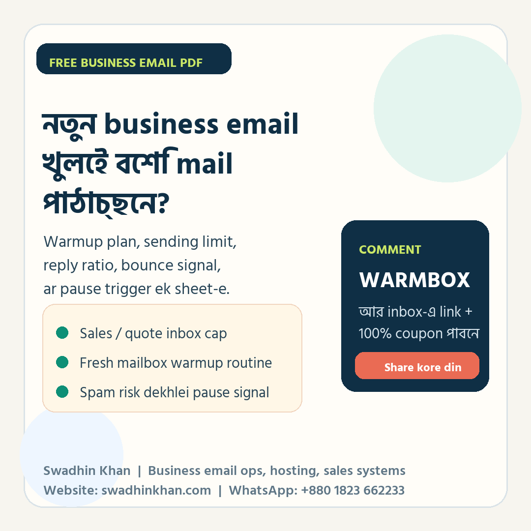 Business Email Warmup & Sending Limit Sheet workbook preview