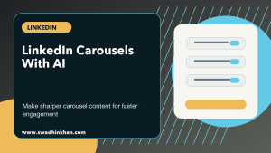 LinkedIn carousels with AI premium cover for social content engagement