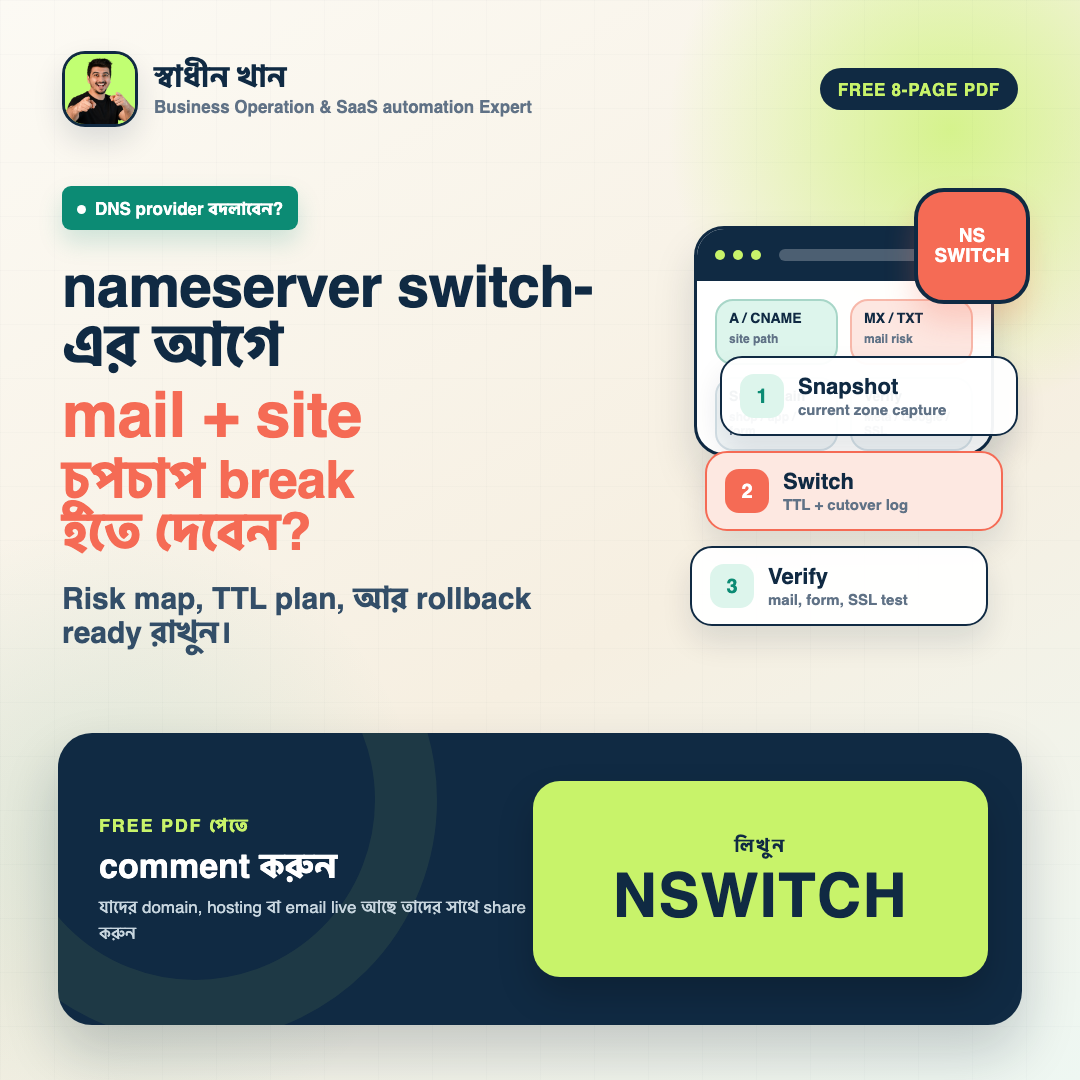 Nameserver Switch Risk Planner workbook preview