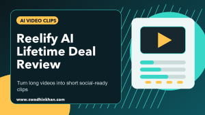 Reelify AI lifetime deal review premium cover for AI short video clip creation