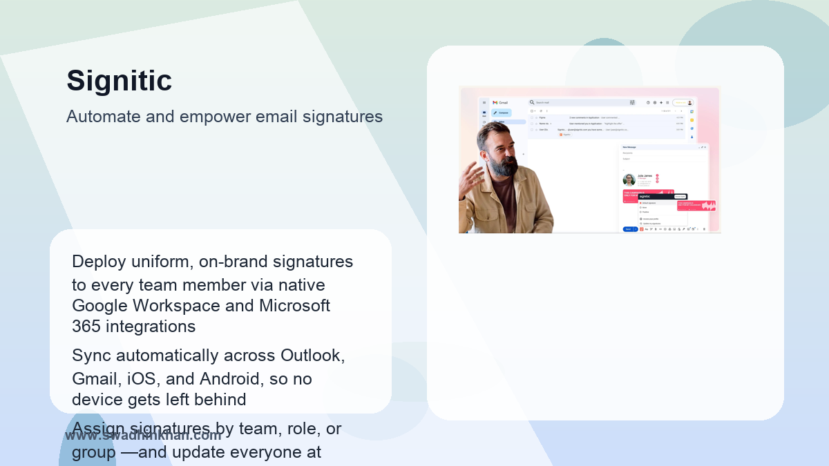 Signitic review workflow benefits with Signitic