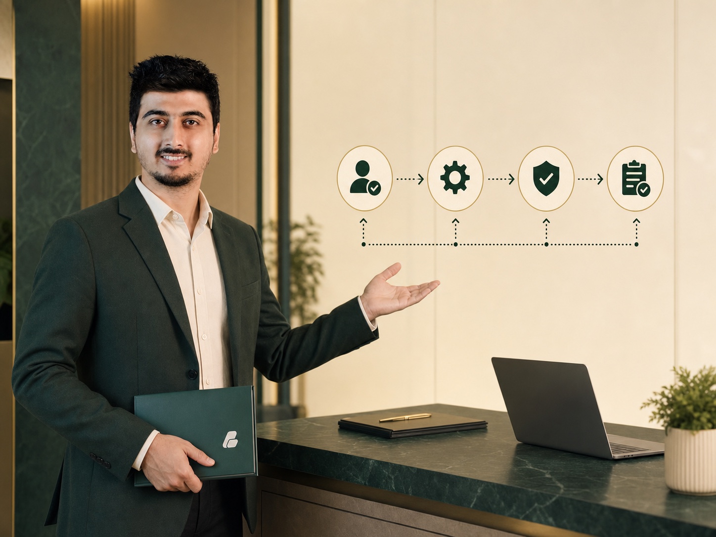 Verified .bd reseller, registrar API, DNSSEC and audit-trail workflow নিয়ে presentation দিচ্ছেন Swadhin Khan